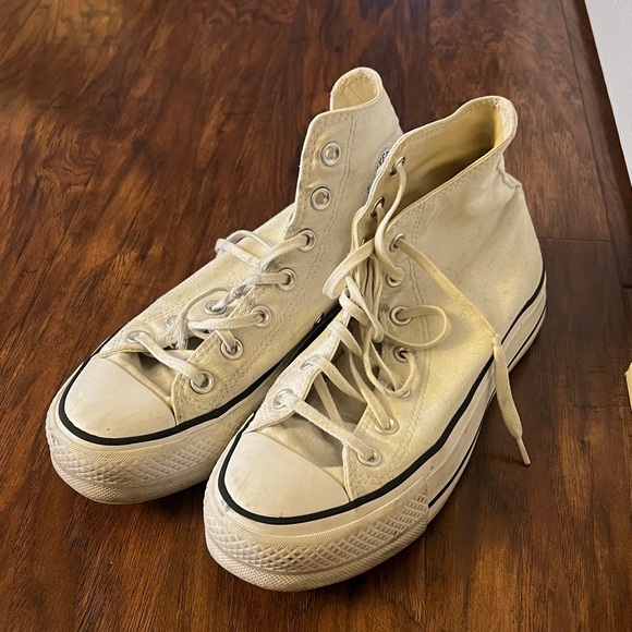 Converse White Hightop Converse Platform - Picture 2 of 7